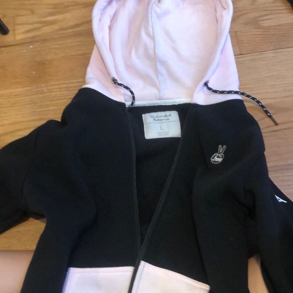 black and pink zip up!!